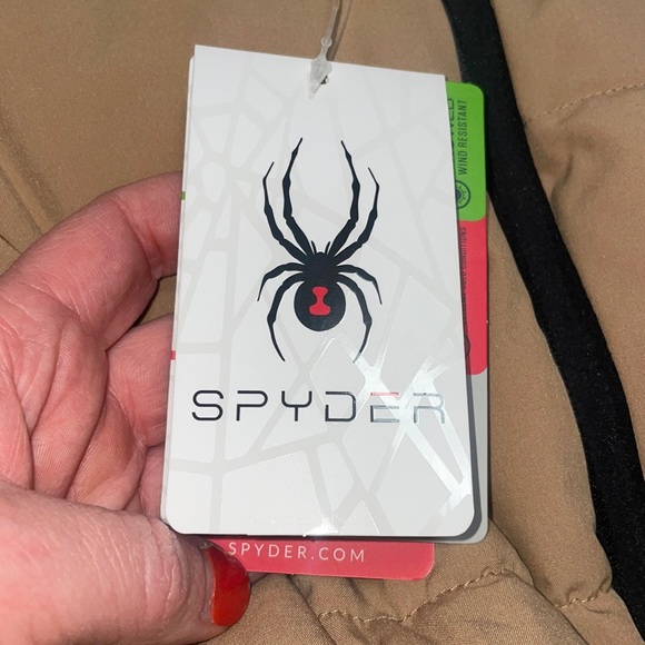 Spyder Thermaweb Jacket beige large new with tags - Picture 2 of 7